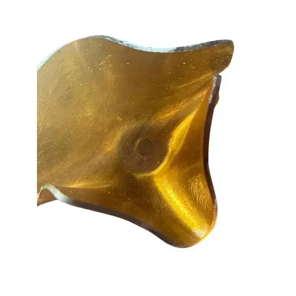 Mid-Century Modern Handmade Fused Glass Votive, Vase, Centerpiece - Picture 5 of 6